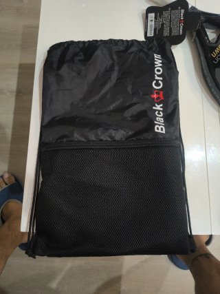 Pala de pádel Black Crown Pitón más bolsa