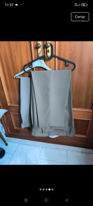 2 Pantalones Pertegaz T54 Beige,caqui