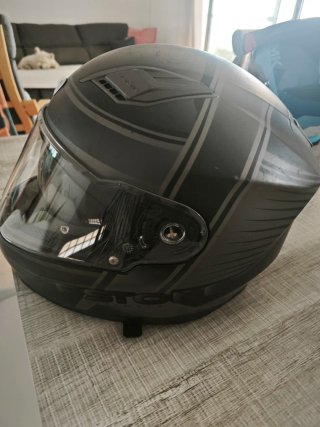 Casco Astone Talla S Negro