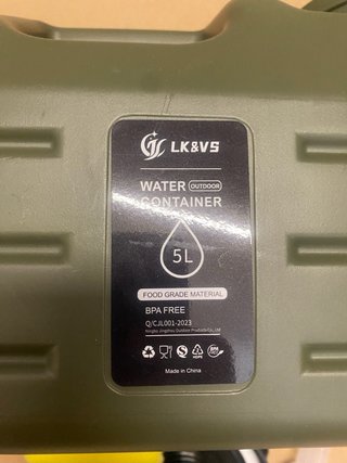 Bidón agua 5L con grifo