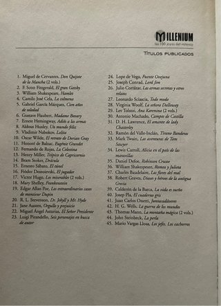 Colección Libros Millenium X aniversario EL MUNDO