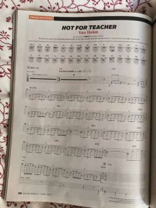 Revista guitar world en inglés abril 2012