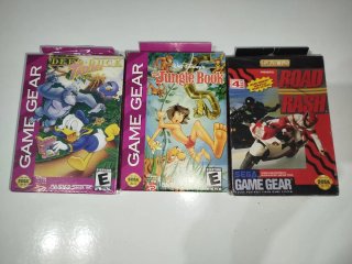 Lote 3 juegos Sega Game Gear