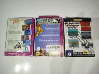 Lote 3 juegos Sega Game Gear