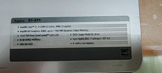Acer Aspire E1-571 Portátil