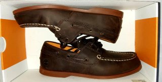 Timberland Cedar Bay Mocasines Piel Marrón Talla 4