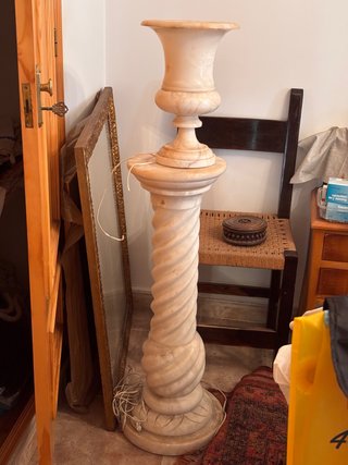 Columna de piedra albatros beig