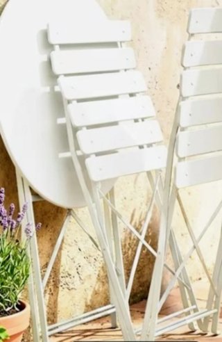 Conjunto Mesa y Sillas Plegables Terraza