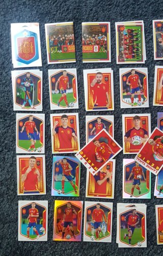 46 CROMOS. SELECCIÓN  ESPAÑOLA CARREFOUR.
