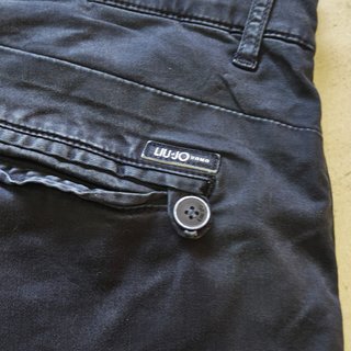 Pantaloni Chino Liu Jo Uomo Taglia M Blu Marina