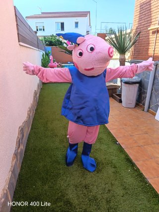 Disfraz George Pig Talla Única