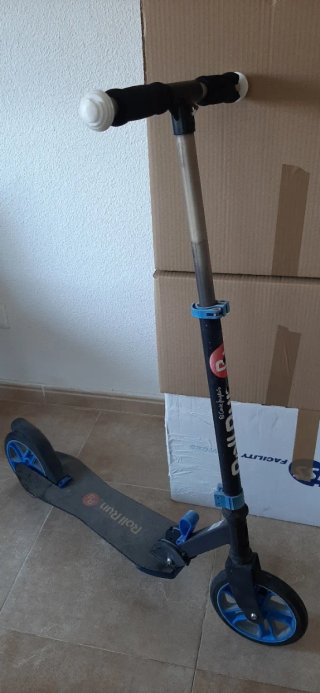 Patinete Roll Run Azul-Negro