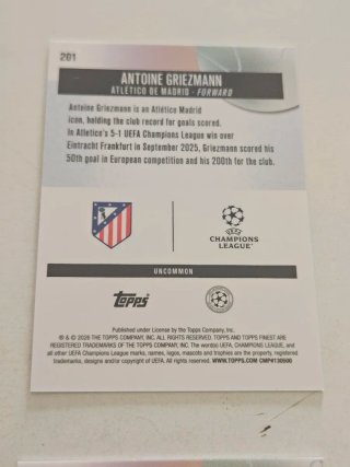 Carte Antoine Griezmann Atletico Madrid