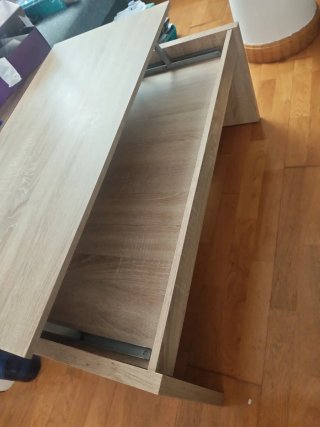 Mesa de salón elevable 102x50cm