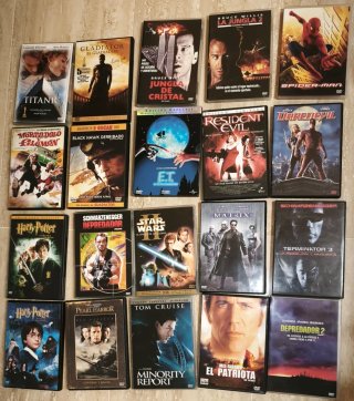Lote Películas DVD Acción y Aventura