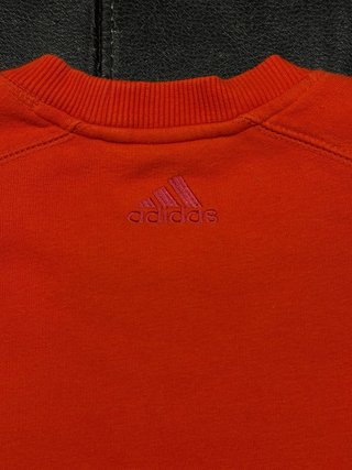 Sudadera Adidas Vintage Talla M Naranja