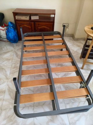 Somieres individuales madera y metal