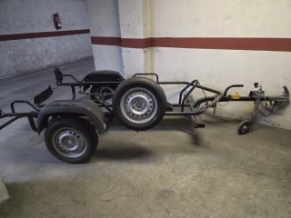 Remolque moto basculante