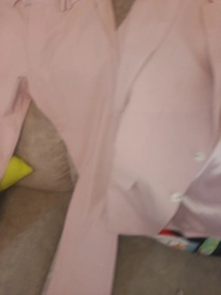 Traje de chaqueta rosa hombre