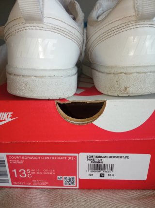 Scarpe Nike Bambino Bianche Tg 31.5