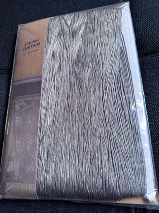 Cortina de Hilos JYSK Gris 90x245 cm.NO envios