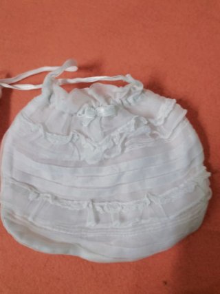 Conjunto piezas organza 1910/1920