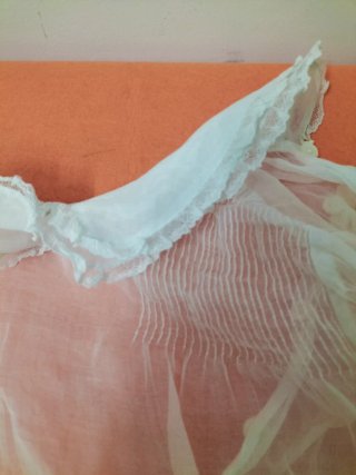 Conjunto piezas organza 1910/1920