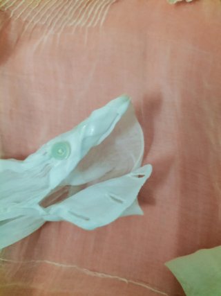 Conjunto piezas organza 1910/1920