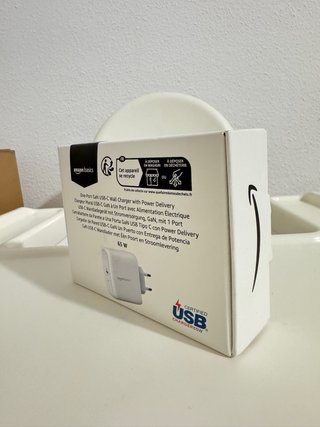 10 Cargadores USB-C GaN 65W Amazon Basics