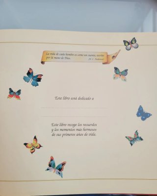 Libro recuerdos bebé Cunill