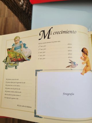 Libro recuerdos bebé Cunill