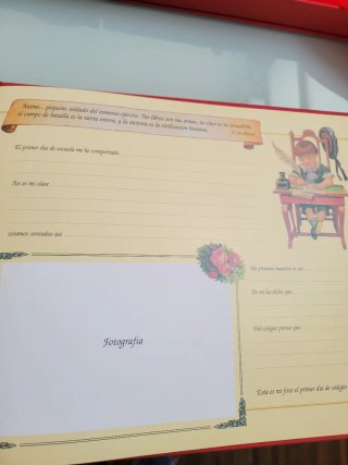 Libro recuerdos bebé Cunill