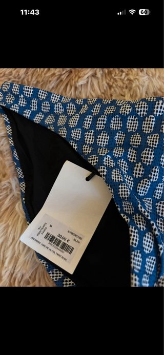 Bikini Au Printemps Paris Negro y Azul