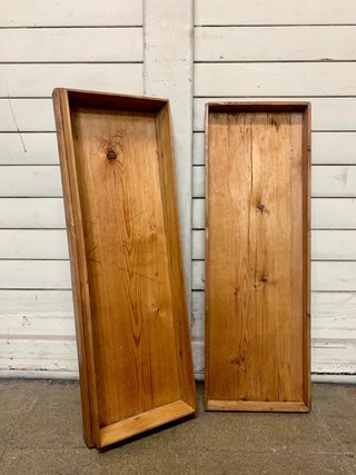 Caja de madera rústica