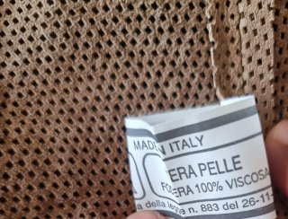 Gilet IXOS in pelle traforata