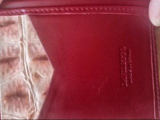 Cartera vintage Daviletto D&V piel cocodrilo