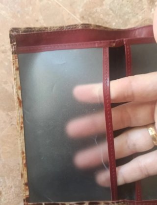Cartera vintage Daviletto D&V piel cocodrilo