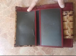 Cartera vintage Daviletto D&V piel cocodrilo