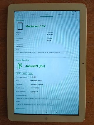 Tablet Mediacom 1CY 9.5 2GB RAM 16GB 4G/LTE
