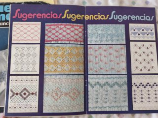 Revistas frunce smock costura