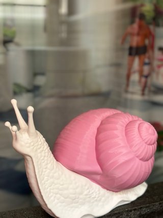 Lámpara Caracol Rosa
