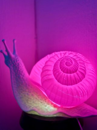 Lámpara Caracol Rosa