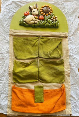 Portaoggetti THUN coniglio e girasole