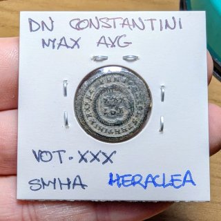 Follis Romano Constantino I ( Heraclea )
