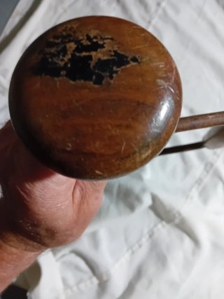 Berbiquí antiguo de madera