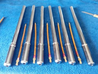 inflador hinchador Bombin clasico cromado de metal