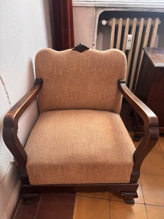 Sofá Vintage Terciopelo Negro