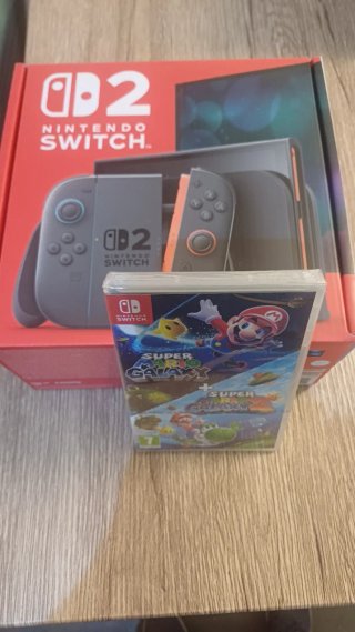 Nintendo Switch + Super Mario Galaxy 1 y 2