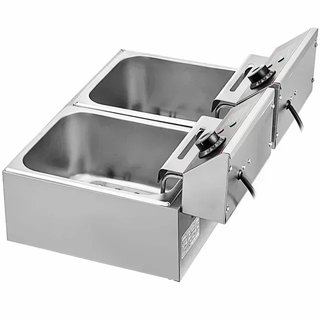Freidoras eléctricas 12L y 6000W cesta doble NUEVA