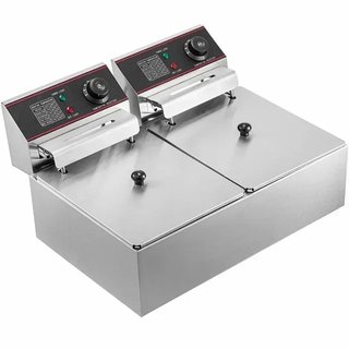 Freidoras eléctricas 12L y 6000W cesta doble NUEVA